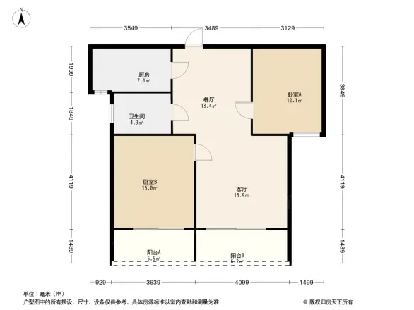 景湖印象户型图
