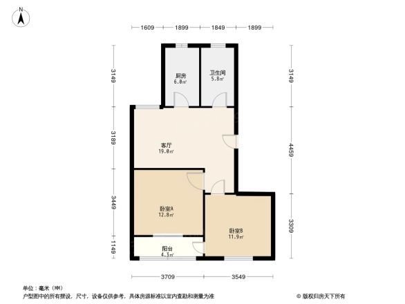 都市丽景户型图
