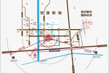 长河东岸区位图