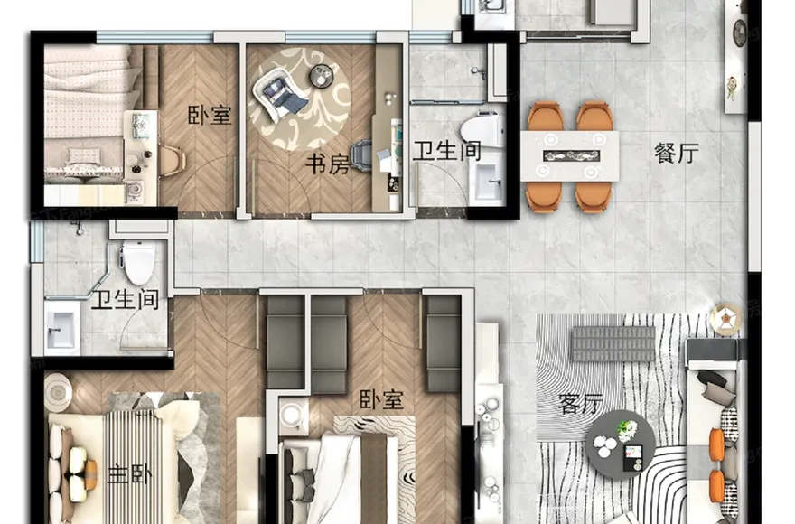 碧桂园·锦里图片相册,碧桂园·锦里户型图,样板间图,装修效果图,实景图-西安房天下