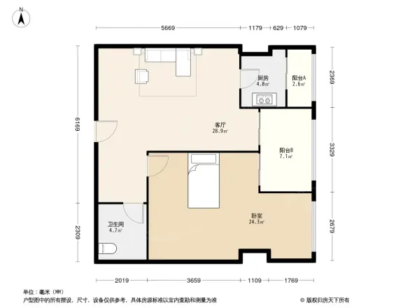 鸥鹏泊雅湾户型图