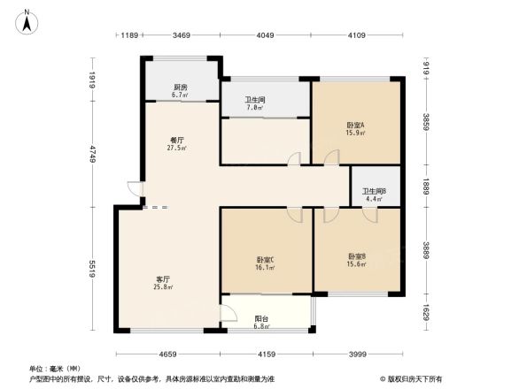 蒲泉佳园户型图