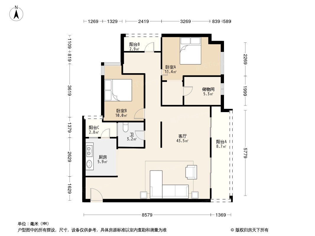 户型图0/2