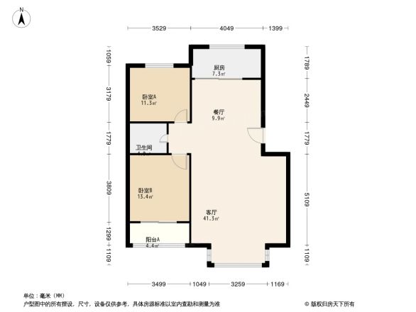 世家花园户型图