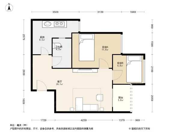 国富沙磁巷户型图