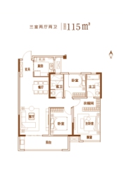 康桥悦溪棠3室2厅1厨2卫建面114.00㎡