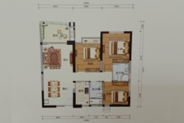 福隆·丽水湾3室2厅1厨2卫建面112.01㎡