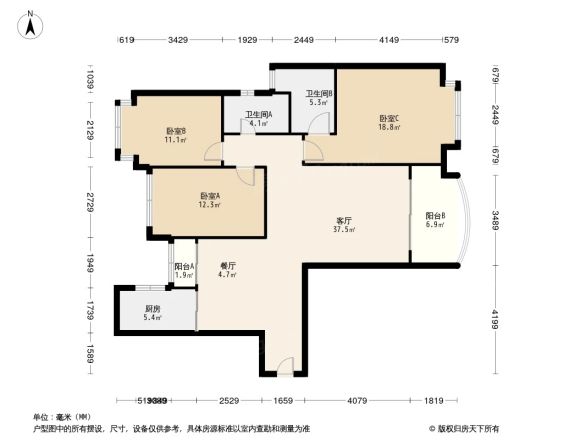 恒大御景半岛户型图