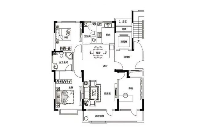 海青公馆户型图