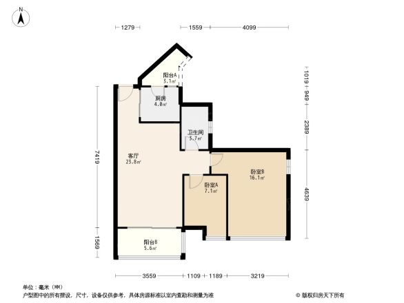 万科四季花城户型图