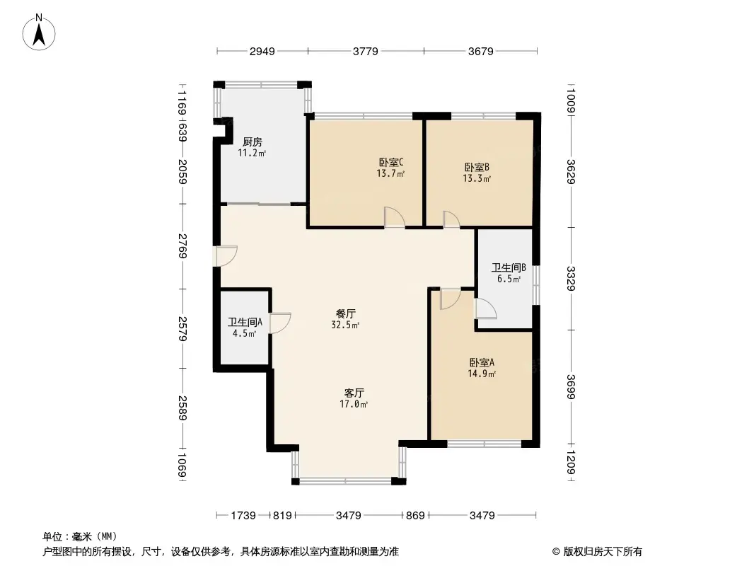 水韵名城户型图图片