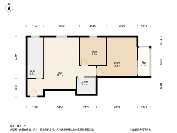 中海馥园户型图