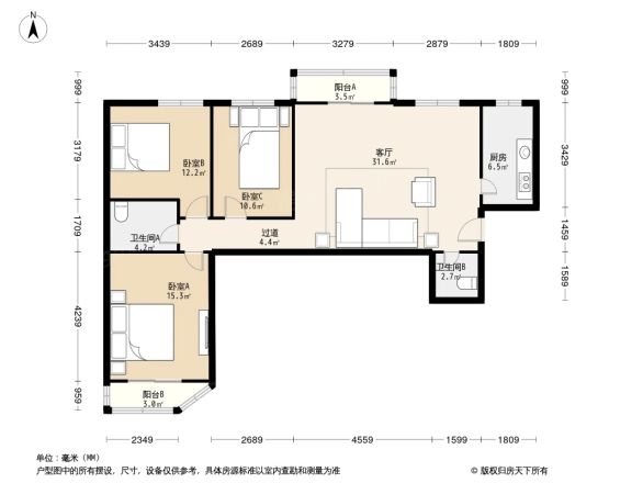 富宏馨居商住楼户型图