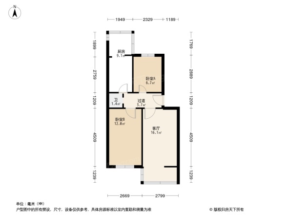 锦绣山庄户型图