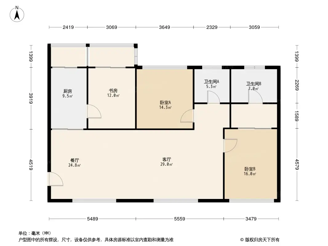 水韵名城户型图图片