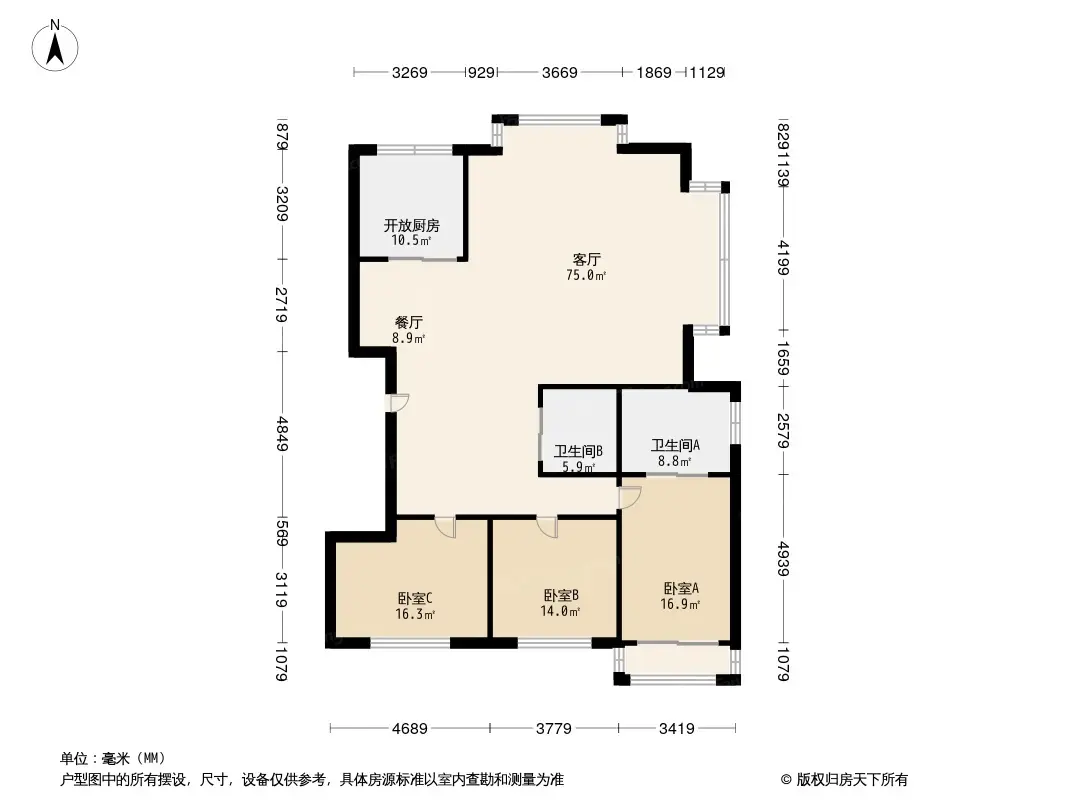 水韵名城户型图图片