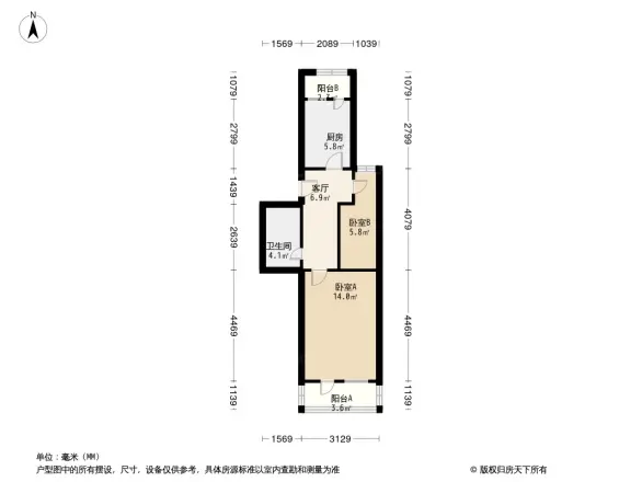 北苑6号院户型图