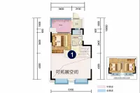 童乐府XT1洋房下叠户型
