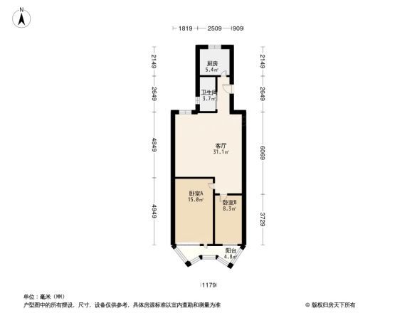 皂君庙甲16号院户型图