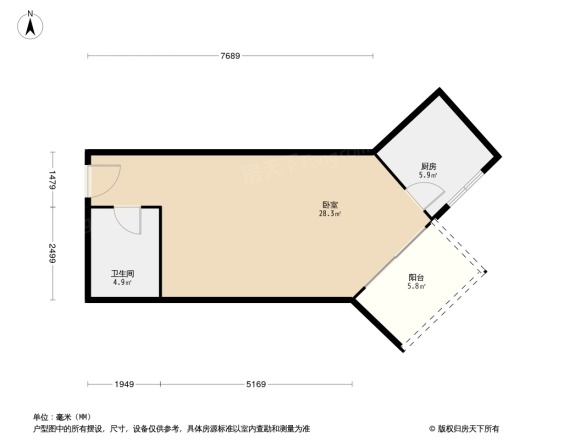 国际花园商住楼户型图