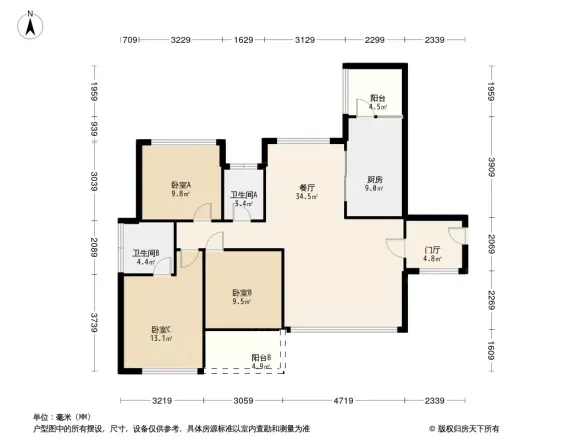 保利心语二期户型图