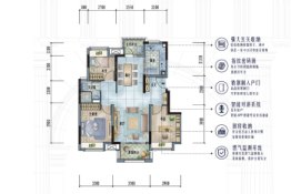 林语苑3室2厅1厨1卫建面92.00㎡