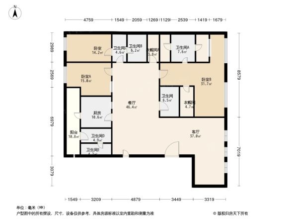 朗基望今缘户型图