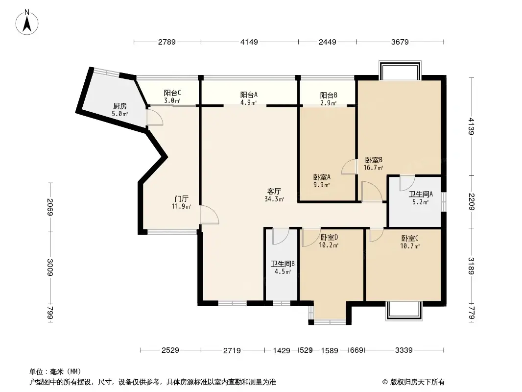 东湖国际户型图图片