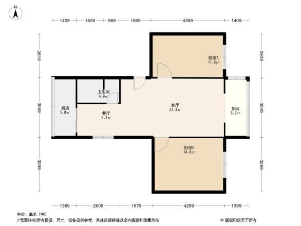为民路49号院户型图