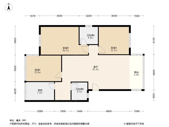 明苑西区户型图