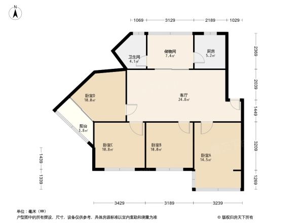 黄龙花园户型图