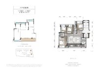 公园8号建面133㎡户型