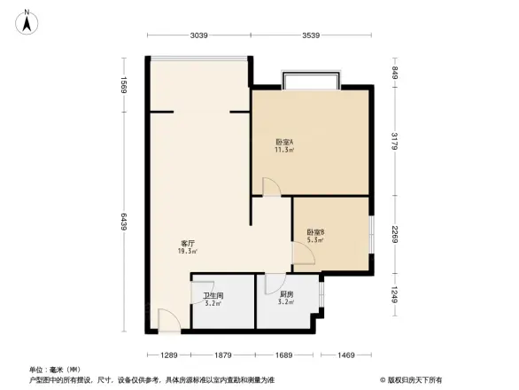 欣河苑户型图