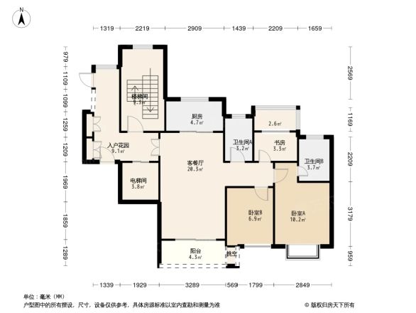 荣安桂语嵩江户型图