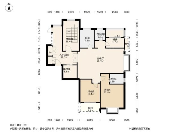 荣安桂语嵩江户型图