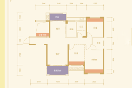 天嘉·天樾4室2厅1厨2卫建面128.00㎡