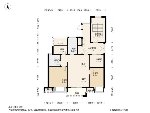 荣安桂语嵩江户型图