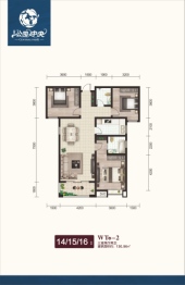 城投·公园中央3室2厅1厨2卫建面130.96㎡