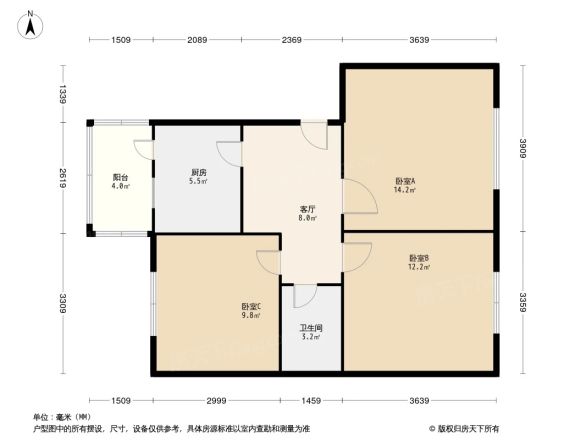 新天地民苑户型图