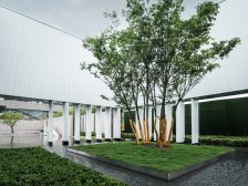 轻轨站旁,清水洋房,朝中庭,小区过条马路就是商圈