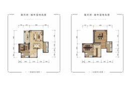 花屿岛3室2厅1厨3卫建面72.00㎡