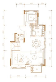 金科·博翠天下4室2厅1厨2卫建面132.00㎡