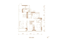 金科·博翠天下3室2厅1厨2卫建面114.00㎡