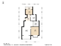 路劲御和府2居室户型图