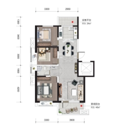 中环西园3室2厅1厨1卫建面122.12㎡