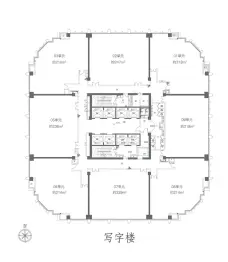 名城中心·双子星1室建面210.00㎡