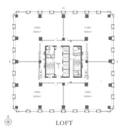 名城中心·双子星1室建面292.00㎡