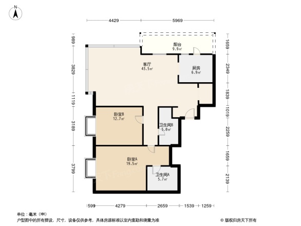 龙景湾别墅户型图