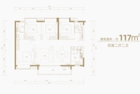 I区建面约117㎡