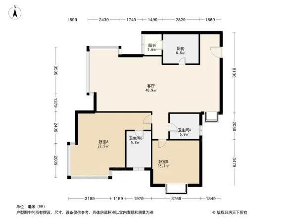 龙景湾别墅户型图